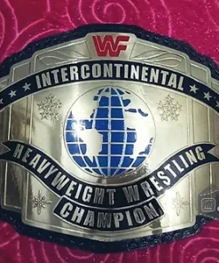 1990's Era WWF Red Logo Intercontinental Championship Belt