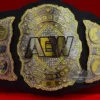 AEW World Heavyweight Wrestling Double Layer Championship Belt