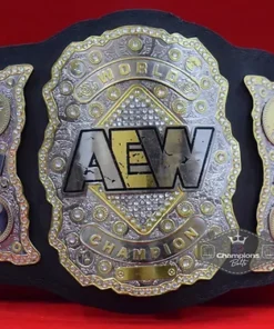 AEW World Heavyweight Wrestling Double Layer Championship Belt 7