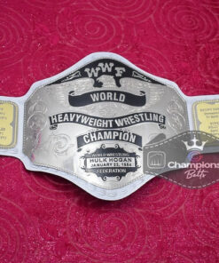 Hogan 1985 White Strap Wrestling Championship Belt 3