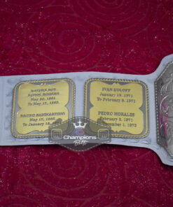 Hogan 1985 White Strap Wrestling Championship Belt 6