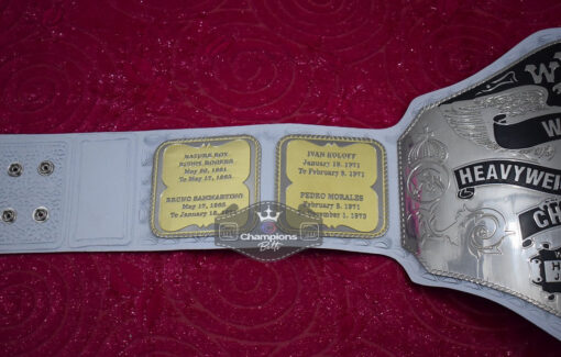 Hogan 1985 White Strap Wrestling Championship Belt 6