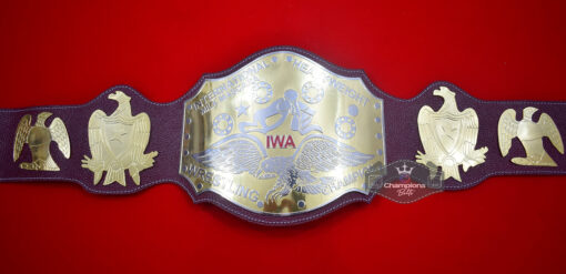 IWA International Milk Mascara Heavyweight Wrestling Championship Belt 2