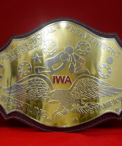 IWA International Milk Mascara Heavyweight Wrestling Championship Belt