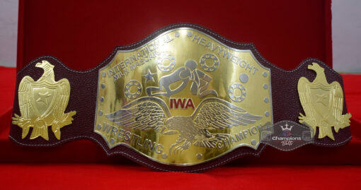 IWA International Milk Mascara Heavyweight Wrestling Championship Belt