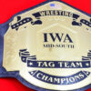 IWA Mid South Tag Team Wrestling Championship Belt