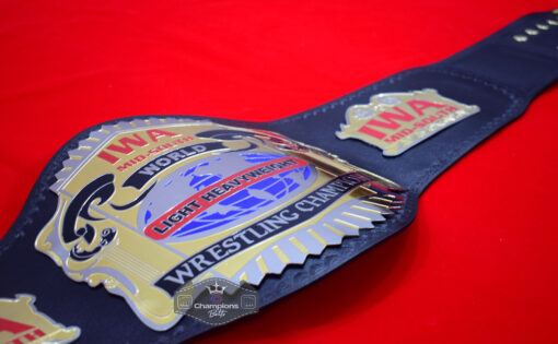 IWA Mid South World Light Heavyweight Wrestling Championship Belt 2