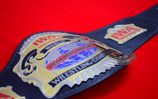 IWA Mid South World Light Heavyweight Wrestling Championship Belt 5