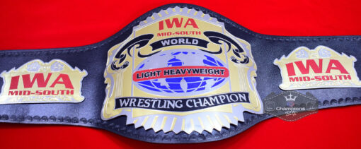 IWA Mid South World Light Heavyweight Wrestling Championship Belt