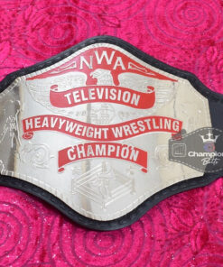 NWA Black Television Championship Title Belt 2