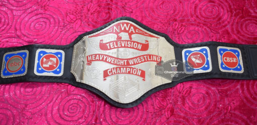 NWA Black Television Championship Title Belt 2