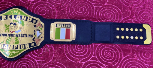 NWA Ireland Heavyweight Wrestling Championship Belt 3