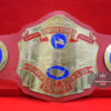 NWA Red Strap United State Heavyweight Wrestling Championship Belt