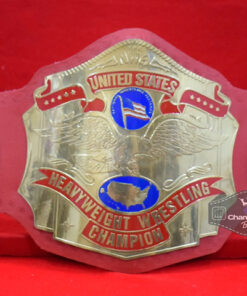 NWA Red Strap United State Heavyweight Wrestling Championship Belt