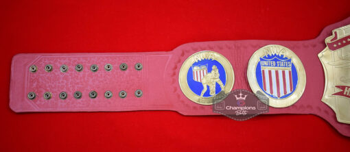 NWA Red Strap United State Heavyweight Wrestling Championship Belt4