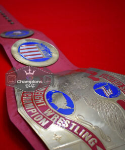 NWA Red Strap United State Heavyweight Wrestling Championship Belt5