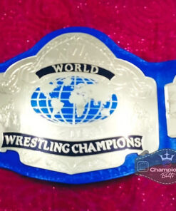 NWA World Tag Team Blue Strap Wrestling Championship Belt