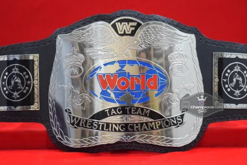 Old Wrestling Dual Tag Team Championship Belt