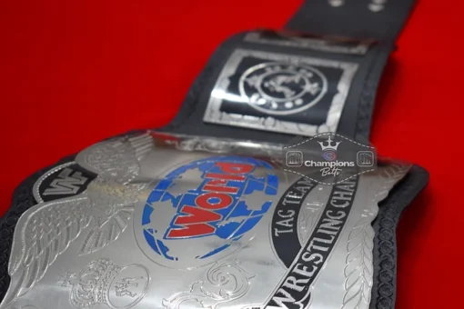 Old Wrestling Dual Tag Team Championship Belt4