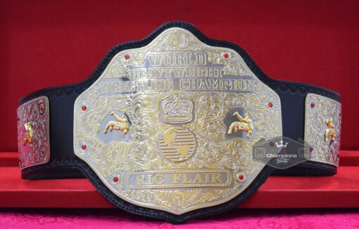 Ric Flair Black Strap World Heavyweight Championship Belt