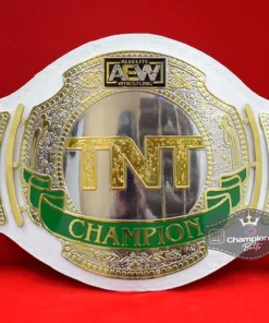 TNT/AEW White Strap Wrestling Championship Belt