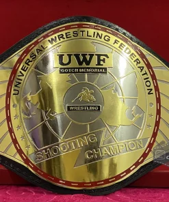 UWF Universal Wrestling Federation Shooting Championship Title Belt