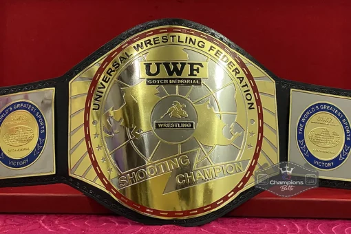 UWF Universal Wrestling Federation Shooting Championship Title Belt