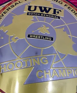 UWF Universal Wrestling Federation Shooting Championship Title Belt5