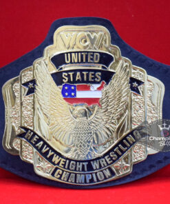 WCW United States 5 Plates Heavyweight Wrestling Championship Belt