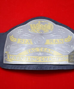 WCWA Six Man World Tag Team Wrestling Championship Belt 2