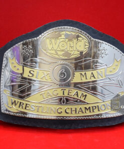 WCWA Six Man World Tag Team Wrestling Championship Belt