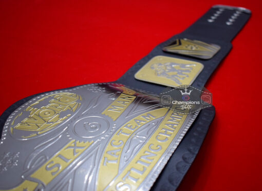 WCWA Six Man World Tag Team Wrestling Championship Belt 3