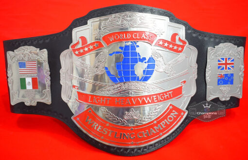 WCWA World Class Light Heavyweight Wrestling Championship Belt