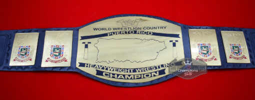 WWA Puerto Rico World Wrestling Country Heavyweight Championship Belt 2