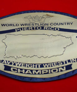 WWA Puerto Rico World Wrestling Country Heavyweight Championship Belt 5