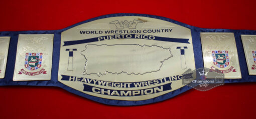 WWA Puerto Rico World Wrestling Country Heavyweight Championship Belt 5