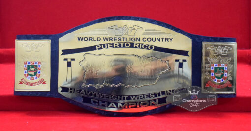 WWA Puerto Rico World Wrestling Country Heavyweight Championship Belt