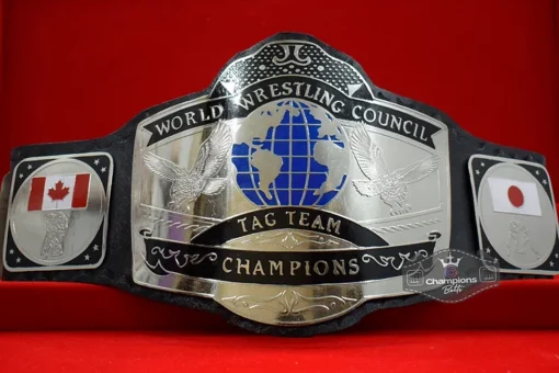 WWC Puerto Rico World Wrestling Council Tag Team Championship Belt