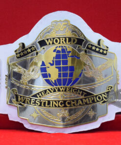 WWF Andre Hogan 1987 World Wrestling White Strap Championship Belt