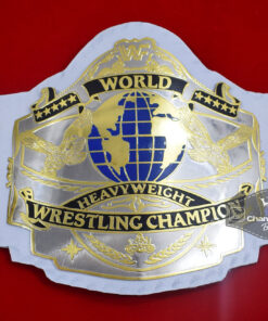 WWF Andre Hogan 1987 World Wrestling White Strap Championship Belt 2webp