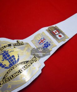 WWF Andre Hogan 1987 World Wrestling White Strap Championship Belt 4