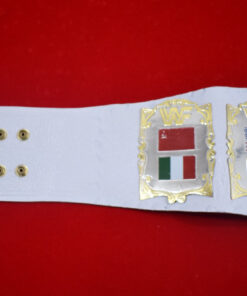 WWF Andre Hogan 1987 World Wrestling White Strap Championship Belt 6