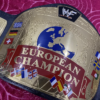 WWF European Scratch Logo Wrestling Tittle Championship Belt