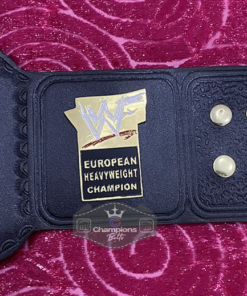 WWF European Scratch Logo Wrestling Tittle Championship Belt2