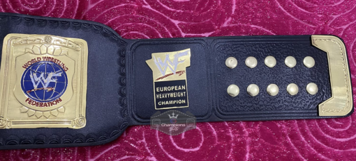 WWF European Scratch Logo Wrestling Tittle Championship Belt2