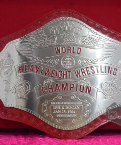 WWF Hulk Hogan 1984 World Heavyweight Red Strap Wrestling Championship Belt