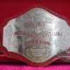 WWF Hulk Hogan 1984 World Heavyweight Red Strap Wrestling Championship Belt