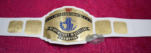 WWF Intercontinental Title White Strap Championship Belt 3