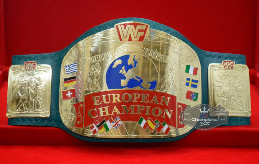 WWF World Wrestling Federation European Championship Belt 3