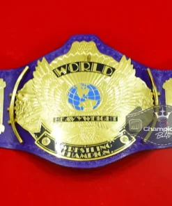 WWF Wrestling Ultimate Warrior Purple Winged Eagle Championship Belt3